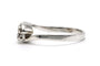Bague 55 Bague années 70 en or blanc 18 carats et diamants 58 Facettes 23337
