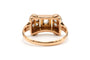 Bague 55 Art déco - Bague en or jaune 18 carats et diamants 58 Facettes B819