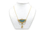 Collier Napoléon III - Collier en or jaune, perles et turquoises 58 Facettes 23352