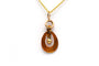 Pendentif Napoléon III - Pendentif en or jaune 18 carats et perles 58 Facettes B821