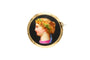 Broche Napoléon III - Broche en or jaune 18 carats et porcelaine 58 Facettes B827