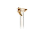 Boucles d'oreilles en or jaune, rubis et diamants 58 Facettes B846
