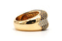 Bague 52 Bague contemporaine en or jaune, saphirs et diamants 58 Facettes 23694