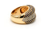 Bague 52 Bague contemporaine en or jaune, saphirs et diamants 58 Facettes 23694