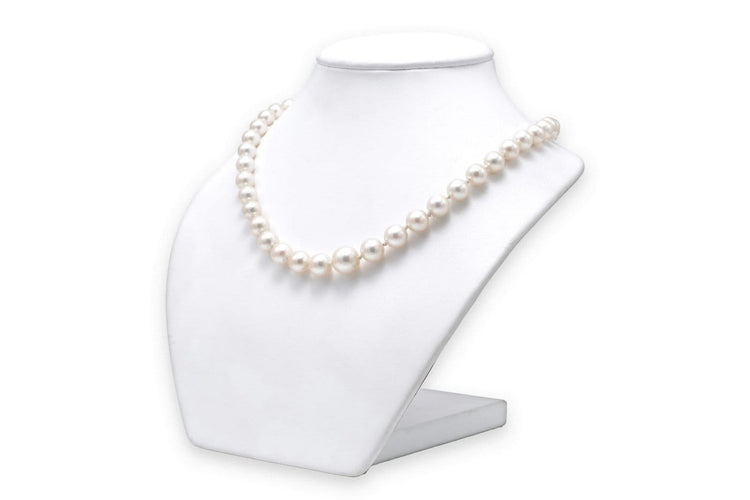 Collier Années 50 - Collier de perles en or blanc et diamants 58 Facettes B850