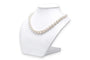 Collier Années 50 - Collier de perles en or blanc et diamants 58 Facettes B850