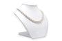 Collier Années 50 - Collier de perles en or blanc et diamants 58 Facettes B850
