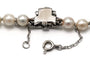 Collier Années 50 - Collier de perles en or blanc et diamants 58 Facettes B850