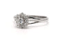 Bague 58 Bague contemporaine en or blanc 18 carats et diamants 58 Facettes 26042401-03