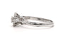 Bague 58 Bague contemporaine en or blanc 18 carats et diamants 58 Facettes 26042401-03