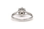Bague 58 Bague contemporaine en or blanc 18 carats et diamants 58 Facettes 26042401-03
