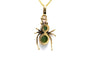 Pendentif Pendentif contemporain en or jaune 18 carats serti d’aventurines 58 Facettes B856