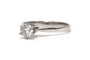 Bague 52 Bague contemporaine en or blanc et diamant 58 Facettes 23721