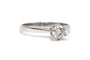 Bague 52 Bague contemporaine en or blanc et diamant 58 Facettes 23721