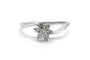Bague 53 Bague contemporaine en or blanc 18 carats et diamants taille brillant 58 Facettes DEP-ROC