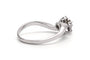 Bague 53 Bague contemporaine en or blanc 18 carats et diamants taille brillant 58 Facettes DEP-ROC