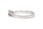 Bague 53 Bague contemporaine en or blanc 18 carats et diamants 58 Facettes DEP-SAD1