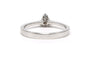Bague 53 Bague contemporaine en or blanc 18 carats et diamants 58 Facettes DEP-SAD1