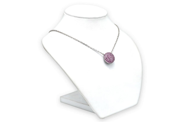 Collier Boucheron Tentation Macaron - Collier en or blanc, saphirs et améthyste 58 Facettes 23782
