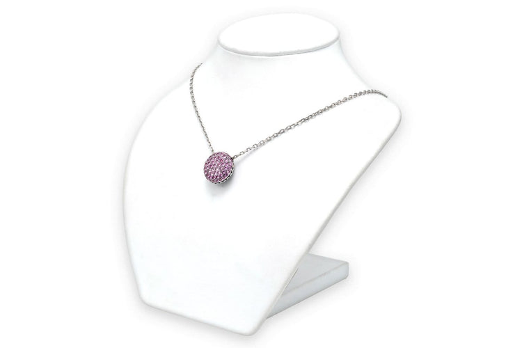 Collier Boucheron Tentation Macaron - Collier en or blanc, saphirs et améthyste 58 Facettes 23782