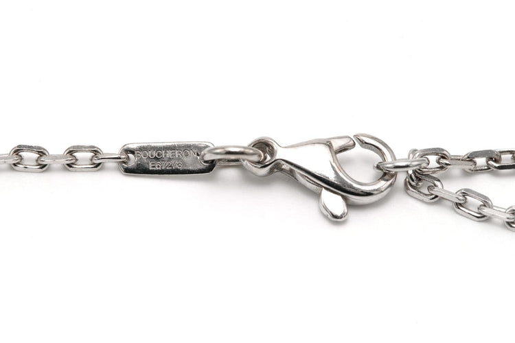 Boucheron Tentation Macaron - Collier en or blanc, saphirs et améthyste 58 Facettes 23782