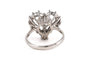Bague 55 Bague des années 70 en or blanc 18 carats, diamants taille ancienne et 8/8 58 Facettes 23770
