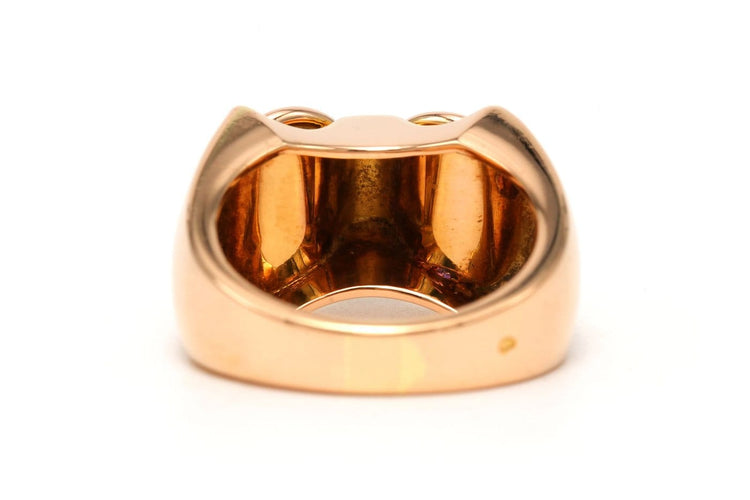 Bague 56 Art déco - Bague en or jaune 18 carats et diamants 58 Facettes 23799
