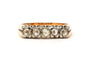 Bague 56 Bague Napoléon III en or jaune 18 carats sertie de diamants taille rose 58 Facettes 23802