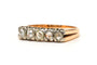 Bague 56 Bague Napoléon III en or jaune 18 carats sertie de diamants taille rose 58 Facettes 23802