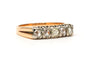 Bague 56 Bague Napoléon III en or jaune 18 carats sertie de diamants taille rose 58 Facettes 23802