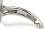 Bague 48 Bague contemporaine en platine, saphir et diamants baguette 58 Facettes DEP-BORK