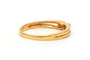 Bague 52 Bague contemporaine en or jaune 18 carats et diamants 58 Facettes 23829