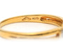 Bague 52 Bague contemporaine en or jaune 18 carats et diamants 58 Facettes 23829