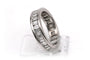 Bague 52 Alliance américaine contemporaine en or blanc et diamants baguette 58 Facettes 23831