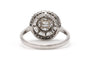 Bague 59 Bague contemporaine en or blanc 18 carats et diamants 1,22 ct 58 Facettes 23827