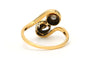 Bague 54 Bague Art nouveau, or blanc et jaune 18 carats, perle et diamants taille ancienne 58 Facettes B882