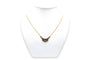 Collier en or jaune 18 carats et grenats 58 Facettes 23840