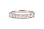 Bague 54 Bague contemporaine en or blanc 18 carats et diamants 0,70 ct 58 Facettes 23903