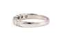Bague 54 Bague contemporaine en or blanc 18 carats et diamants 0,70 ct 58 Facettes 23903