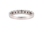 Bague 54 Bague contemporaine en or blanc 18 carats et diamants 0,70 ct 58 Facettes 23903