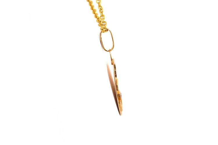Pendentif Années 50 - Pendentif en or jaune 18 carats et rubis 58 Facettes B897