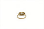 54 Bague ancienne solitaire en or jaune et gris 18 carats avec zircon 58 Facettes BAG-1108-02
