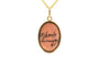 Années 50 - Pendentif en or jaune 18 carats et émail 58 Facettes 23905