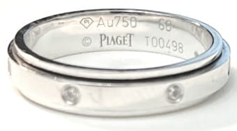 60 Piaget Possession - Bague en or gris et diamants 58 Facettes 269392