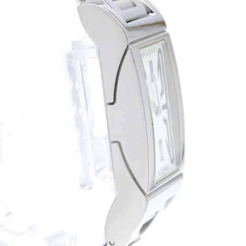 Montre Bvlgari Rettangolo - Montre automatique en acier inoxydable 58 Facettes swibeheoha
