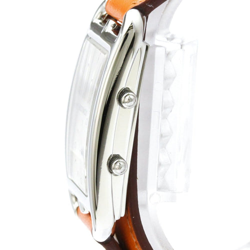 Hermès Cape Cod - Montre Dual Time en acier et cuir 58 Facettes n4tqqyuqnr
