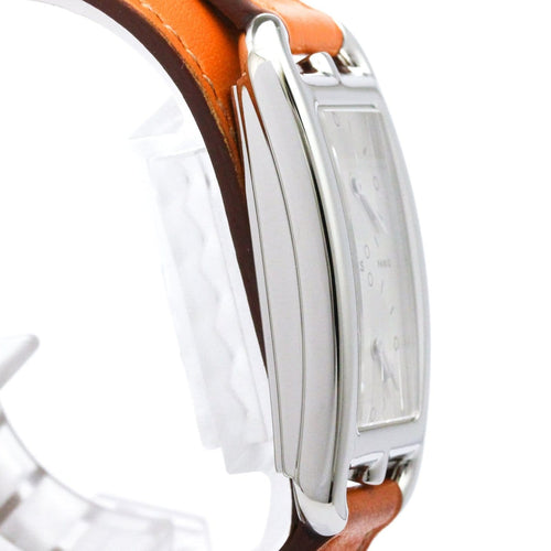 Hermès Cape Cod - Montre Dual Time en acier et cuir 58 Facettes n4tqqyuqnr