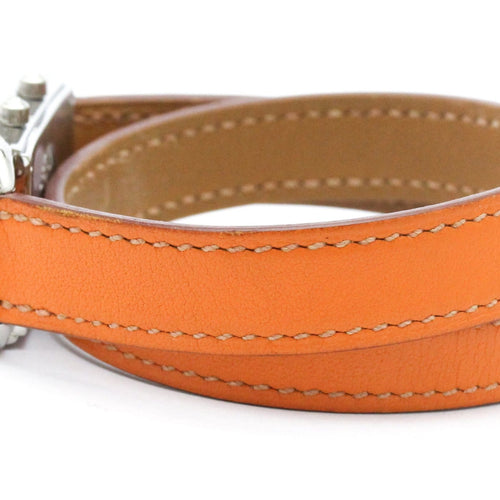 Hermès Cape Cod - Montre Dual Time en acier et cuir 58 Facettes n4tqqyuqnr