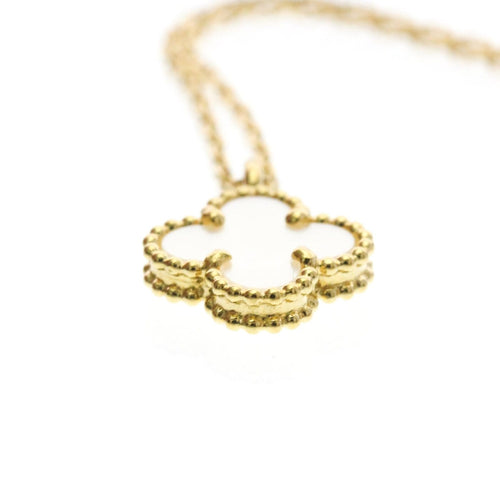Pendentif Van Cleef & Arpels Sweet Alhambra - Pendentif en or jaune et nacre 58 Facettes rs8fii8puk