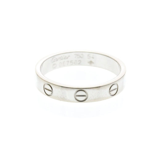 54 Cartier Love - Bague en or blanc 18K 58 Facettes u8lpeue0l9